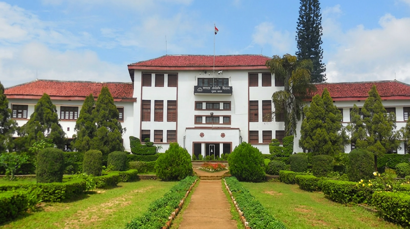 Netarhat Residential School buildings and surrounding greenery